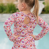The "Poppy" Ruffle Rashguard Suit
