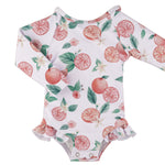 grapefruit rashguard upf 50 swimsuit