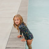 The "Zane" Ruffle Rashguard Suit