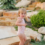 The "Gracie" Ruffle Shoulder One Piece
