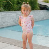 The "Gracie" Ruffle Shoulder One Piece