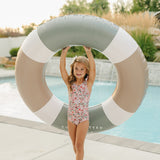 The "Hazel" Ruffle Shoulder One Piece