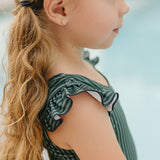 The "James" Ruffle Shoulder One Piece