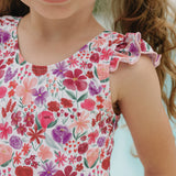 The "Poppy" Ruffle Shoulder One Piece