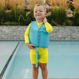 "Neon Yellow" Solid Ribbed Sunsuit