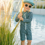 kids upf swimwear , sunsuit