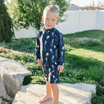 sunsuit, kids swimwear, upf swimwear