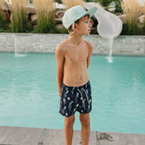 boys swim trunks, upf swimwear