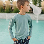 boys swim trunks, upf swimwear