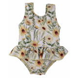 kids swimwear, sunflowers