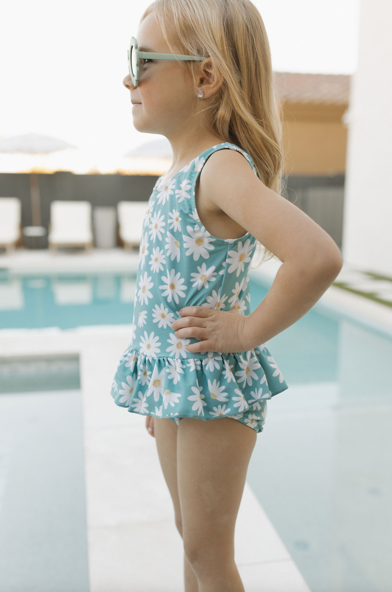 girls daisy swimsuit