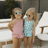 girls swimsuits with sunglasses