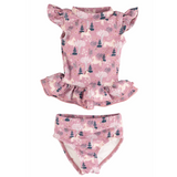 SS2026 The "Kinsley" Girls 2 Piece Twirl Rashguard Set