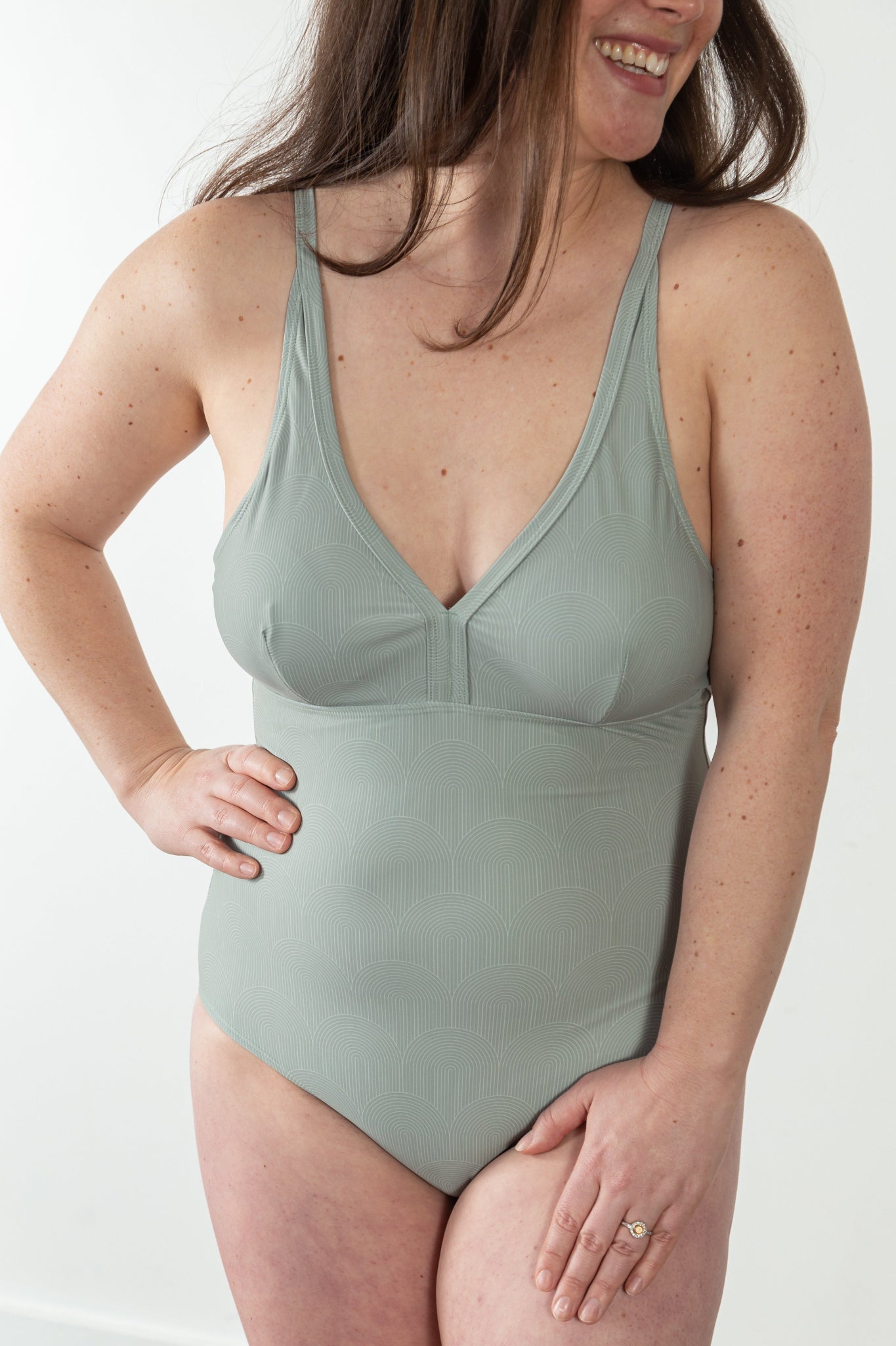 womens neutral swimwear