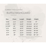 The "River" Ruffle Rashguard Suit