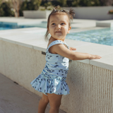 Little & Lively x Current Tyed: The "Sullivan" Ruffle Swim Bottoms
